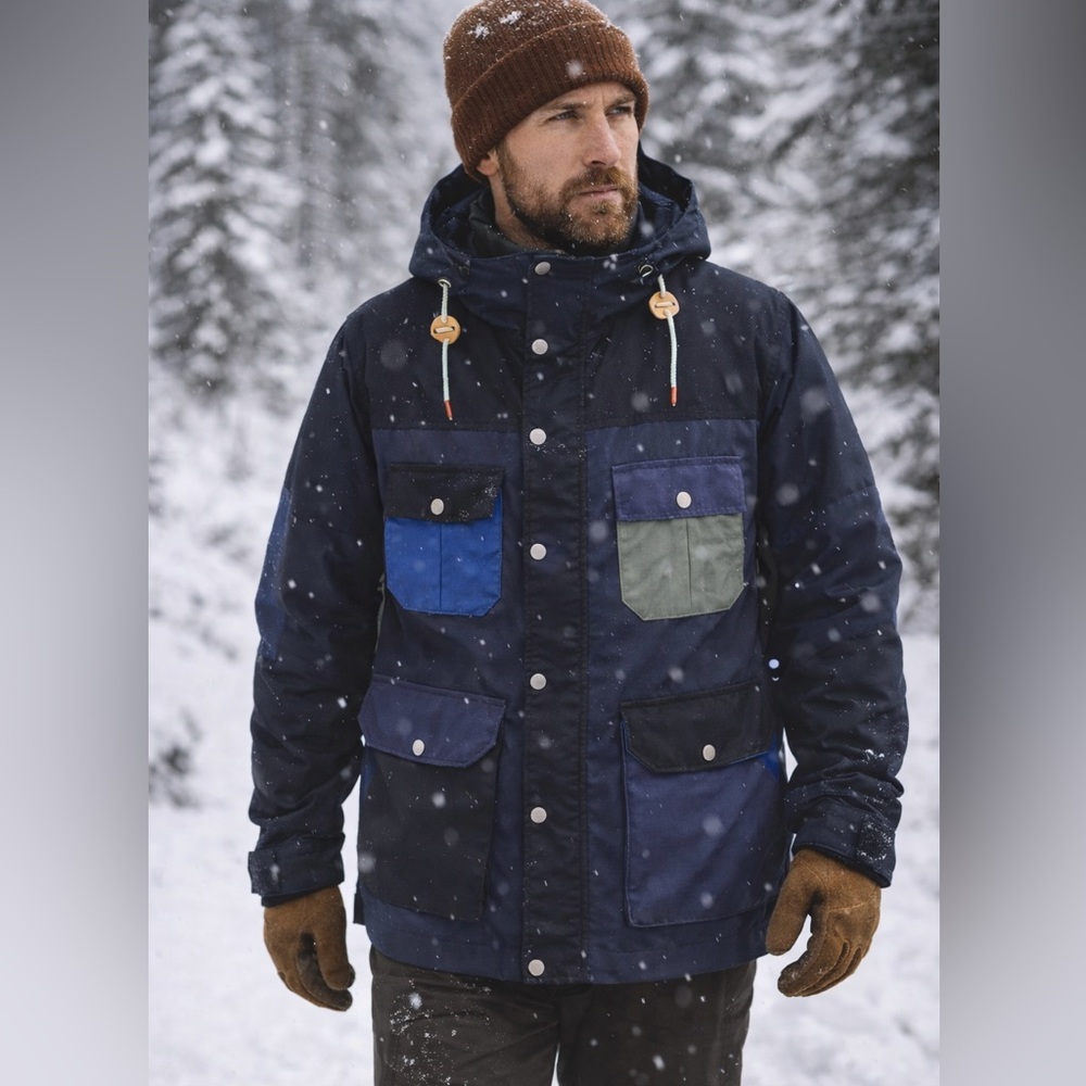 Poler Draft Jacket , Navy Blue, Water-Resistant ,… - image 1